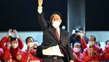 فوز المعارض يون سوك-يول بالرئاسة في كوريا الجنوبية (أ ف ب).