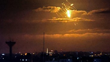 صواريخ من غزة (أ ف ب).