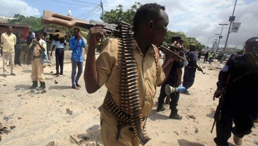 مقاتل في الصومال.
