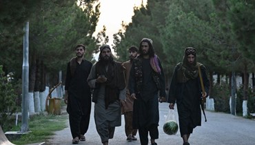 عناصر من "طالبان" في كابول (أ ف ب). 