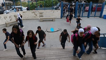 عودة الطلاب إلى المدارس (حسام شبارو).