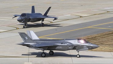  طائرات مقاتلة تابعة للقوات الجوية الأميركية من طراز F-35B أثناء تدريبات جويّة مشتركة بين مع كوريا الجنوبية (أ ف ب).