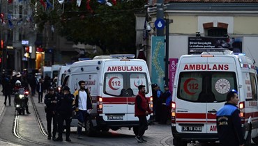 انفجار إسطنبول (أ ف ب). 