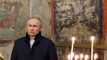 بوتين بات شبه وحيد... حتى في الصلاة