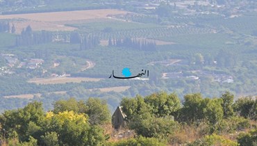 خيمة "حزب الله" عند الحدود الجنوبية (نبيل اسماعيل).