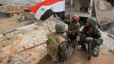 عناصر من الجيش السوري. 