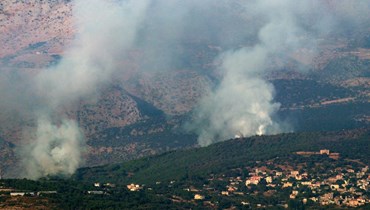 دخان اثر غارة على جنوبي لبنان