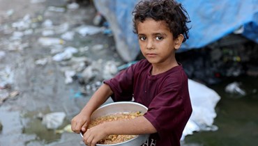 طفل فلسطيني لاجئ في بيت لاهيا (أ ف ب).