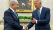 الرئيس الأميركي جو بايدن ورئيس الوزراء الإسرائيلي بنيامين نتنياهو (أ ف ب). 