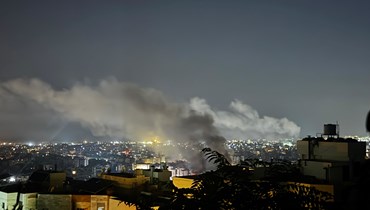 بالصور-موجة جديدة من الغارات على مبان في الحدث والليلكي (فيديو)